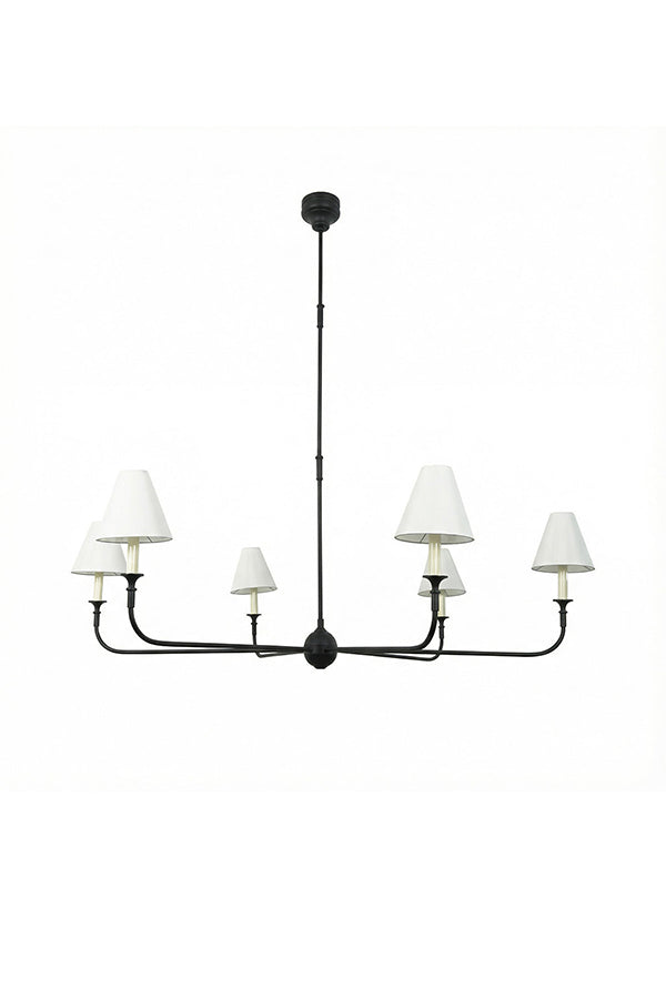 Simple Linear Chandelier - view 26 | morylighting