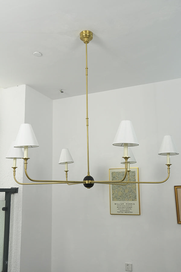 Simple Linear Chandelier - view 15 | morylighting