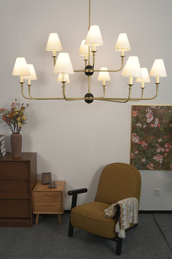 Simple Linear Chandelier - view 12 | morylighting