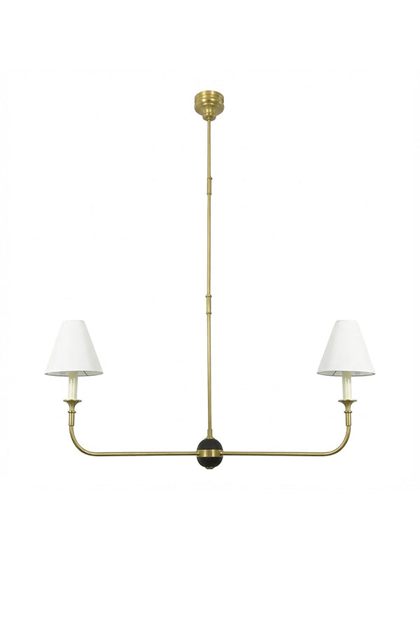Simple Linear Chandelier - view 27 | morylighting