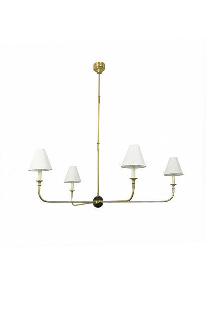 Simple Linear Chandelier - view 28 | morylighting