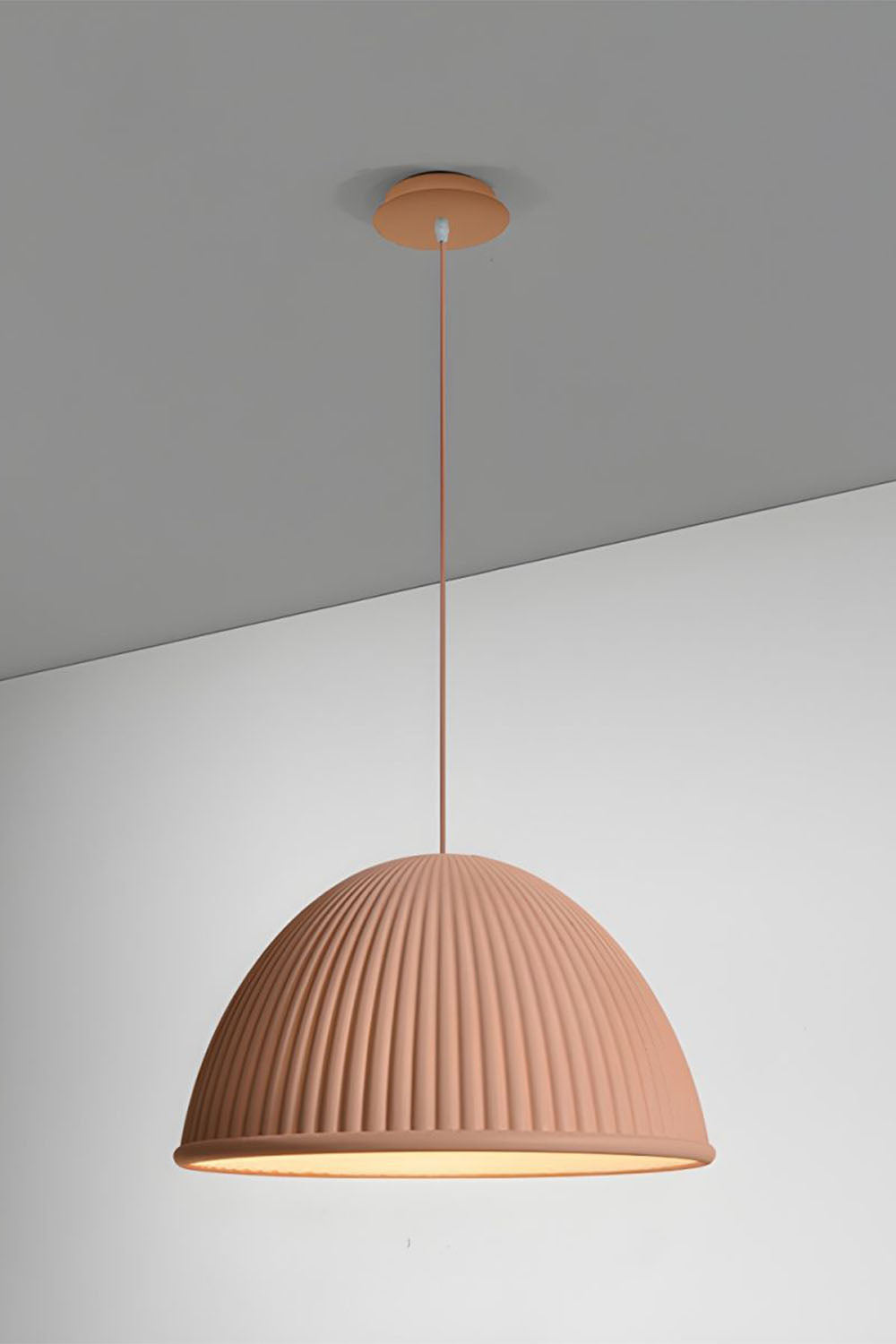 Simple Semicircular Inverted Pendant Light - view 12 | morylighting