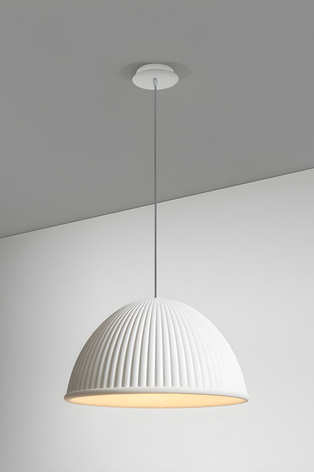 Simple Semicircular Inverted Pendant Light - view 14 | morylighting