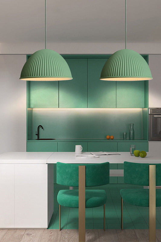 Simple Semicircular Inverted Pendant Light - view 2 | morylighting