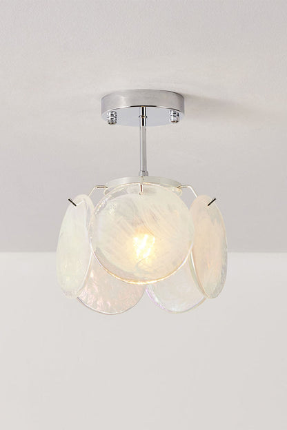 Single-tier Vistosi Style Glass Disc Ceiling Light - view 12 | morylighting