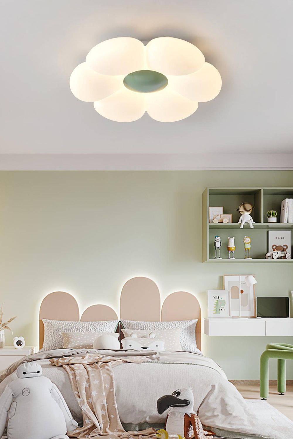 Six-leaf Flower Ceiling Lamp - view 7 | morylighting