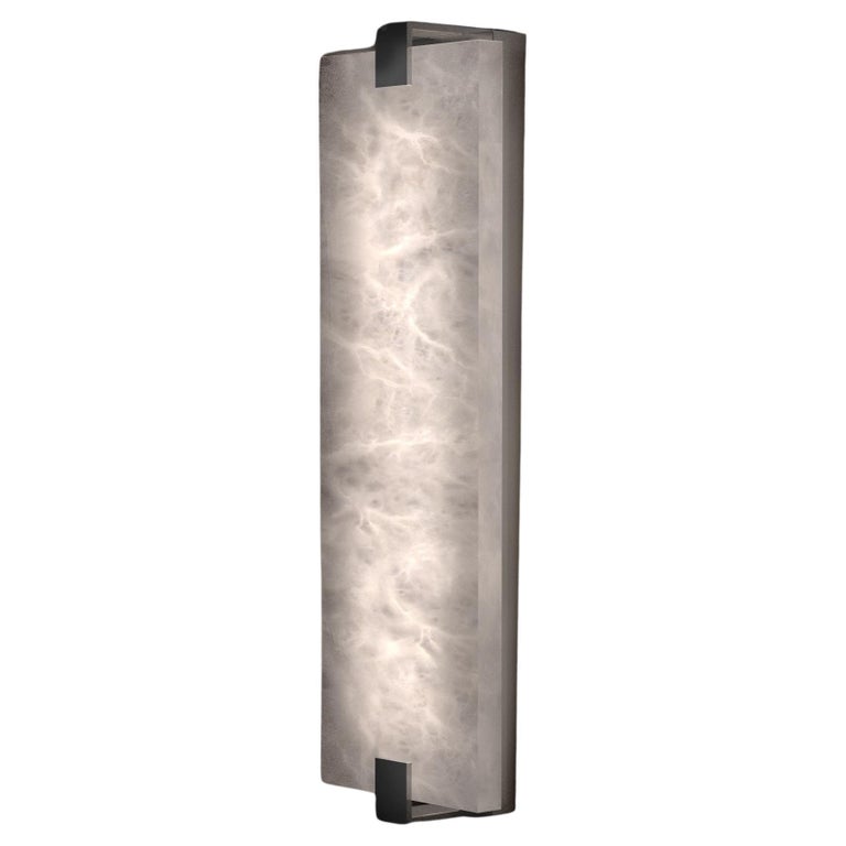 Morylighting Aura Alabaster Wall Sconce - Background Shot