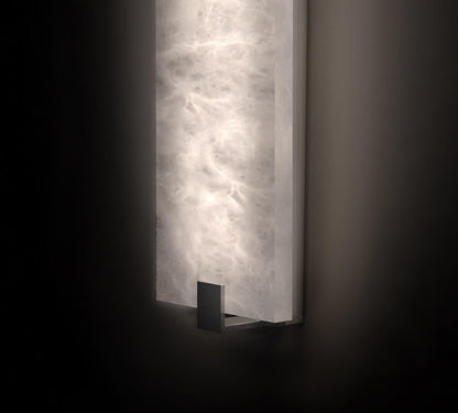 Morylighting Aura Alabaster Wall Sconce - Background Shot