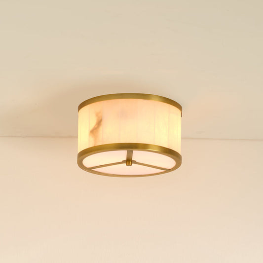 Morylighting Alabaster Aura Small Flush Mount - Background Shot