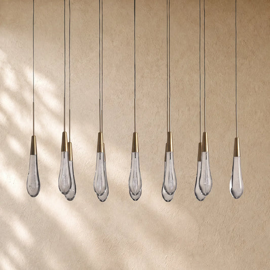 Soltairan Linear Chandelier - Raindrop Pendant Lighting