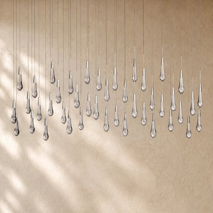 Soltairan Linear Chandelier - Raindrop Pendant Lighting