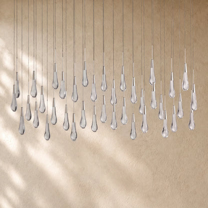 Soltairan Linear Chandelier - Raindrop Pendant Lighting