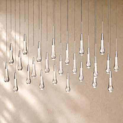 Soltairan Linear Chandelier - Raindrop Pendant Lighting