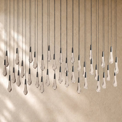 Soltairan Linear Chandelier - Raindrop Pendant Lighting