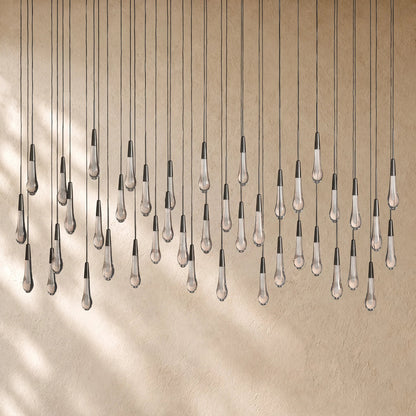Soltairan Linear Chandelier - Raindrop Pendant Lighting