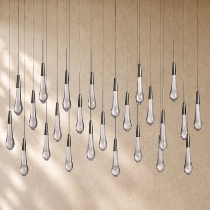 Soltairan Linear Chandelier - Raindrop Pendant Lighting
