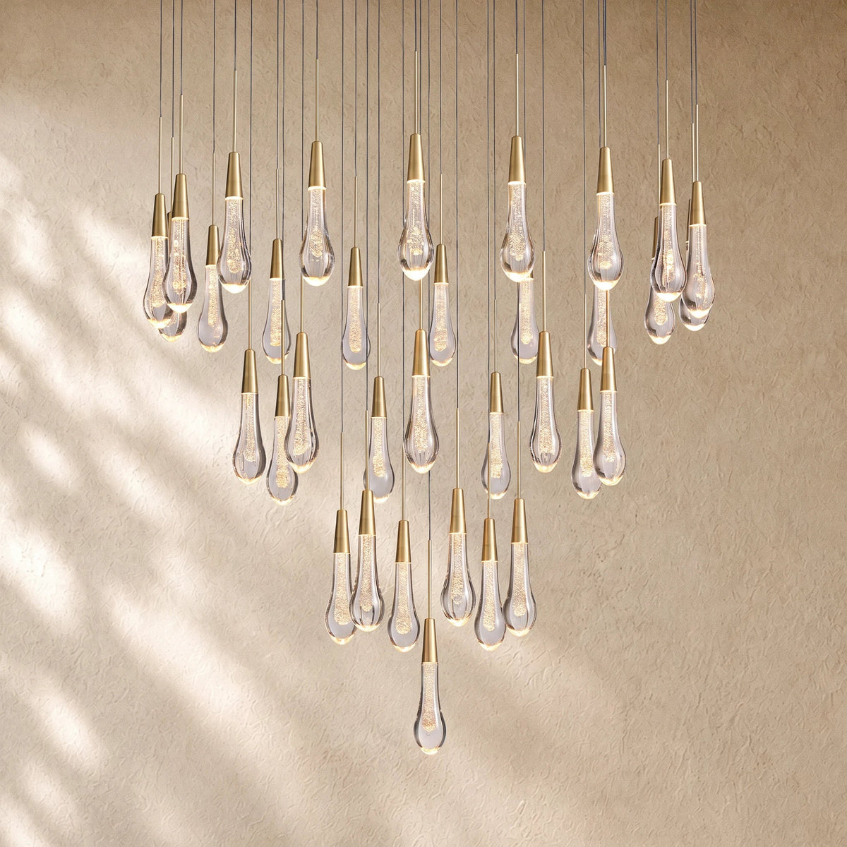 Soltairan Round Chandelier 17" 24" 36" 48" 58"