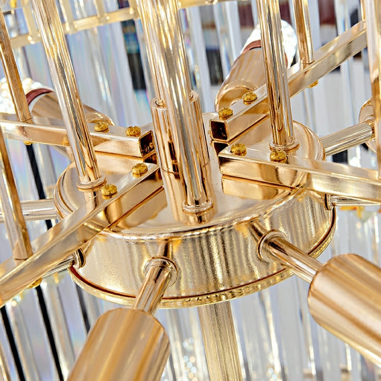 Morylighting Grand Spiral K9 Crystal Chandelier - Background Shot