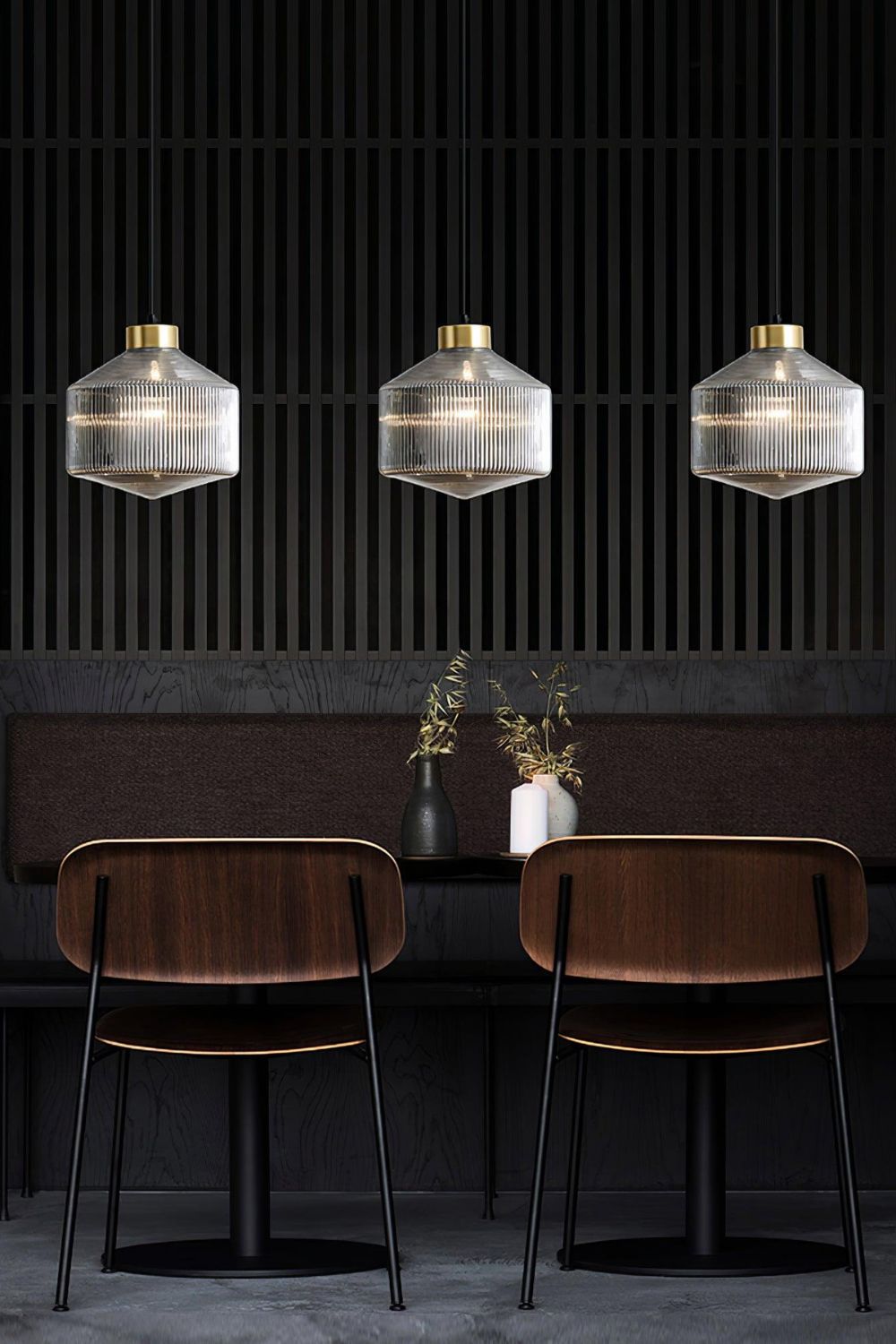 Spiral Faceted Glass Pendant Light - view 9 | morylighting