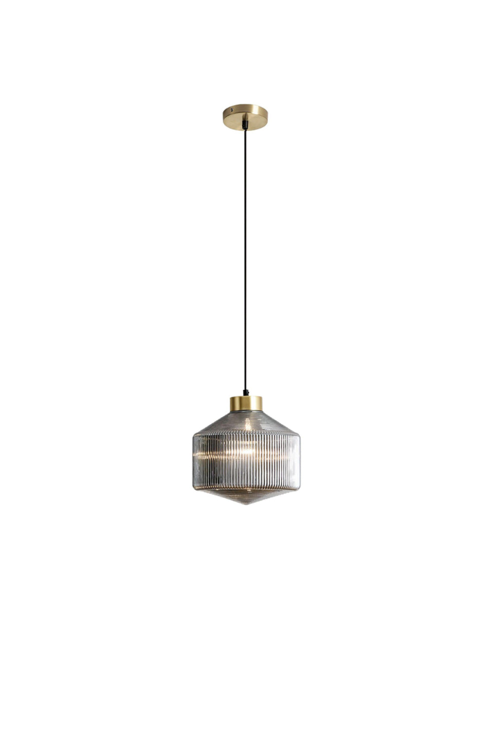 Spiral Faceted Glass Pendant Light - view 15 | morylighting