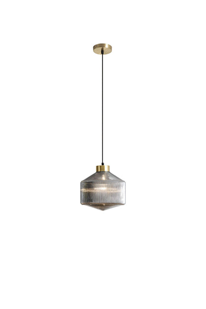 Spiral Faceted Glass Pendant Light - view 15 | morylighting