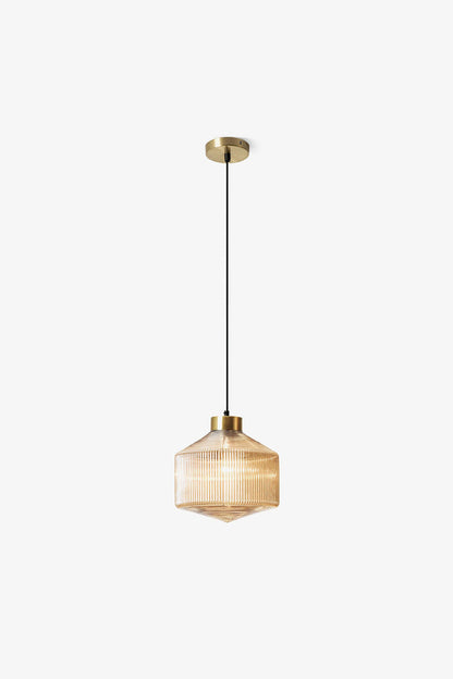 Spiral Faceted Glass Pendant Light - view 12 | morylighting