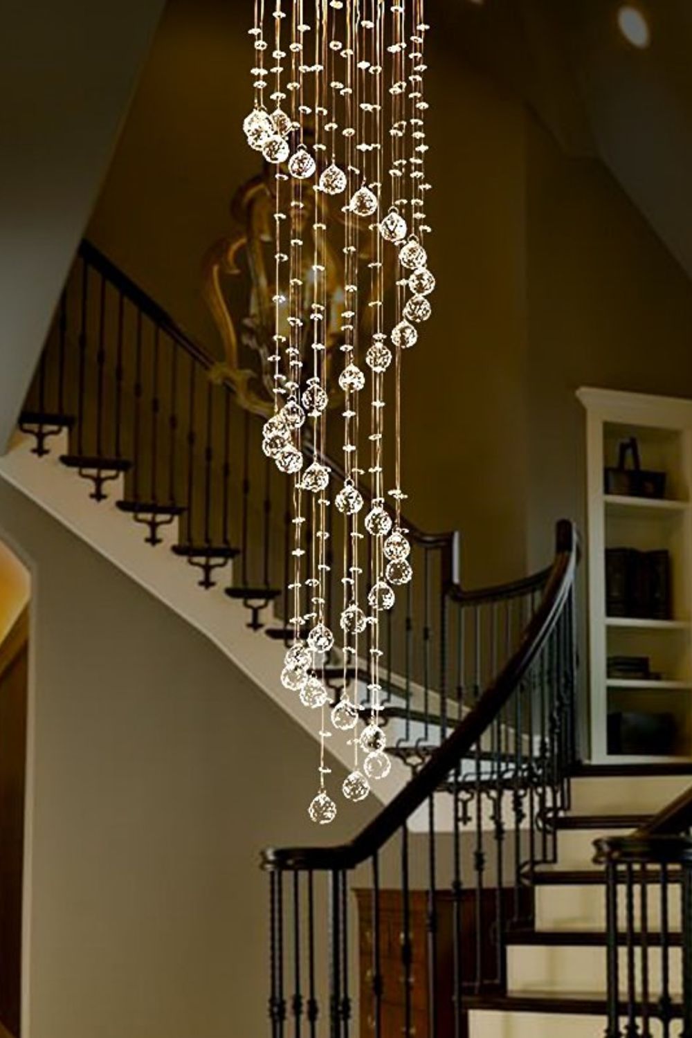 Spiral Raindrop Crystal Chandelier - morylighting