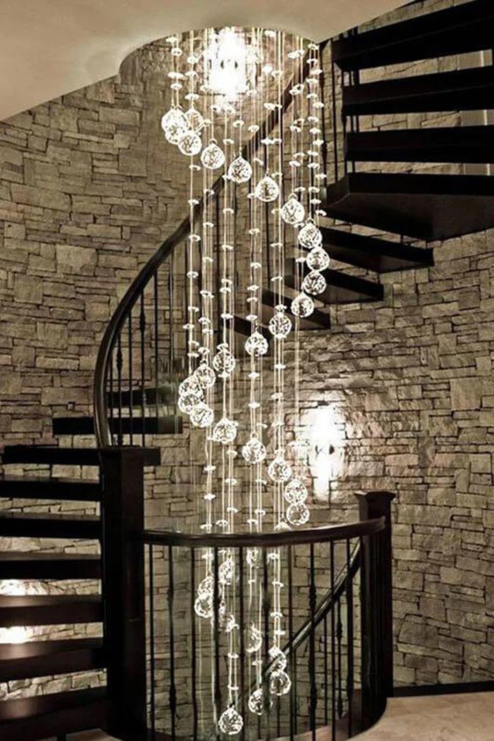 Spiral Raindrop Crystal Chandelier - morylighting
