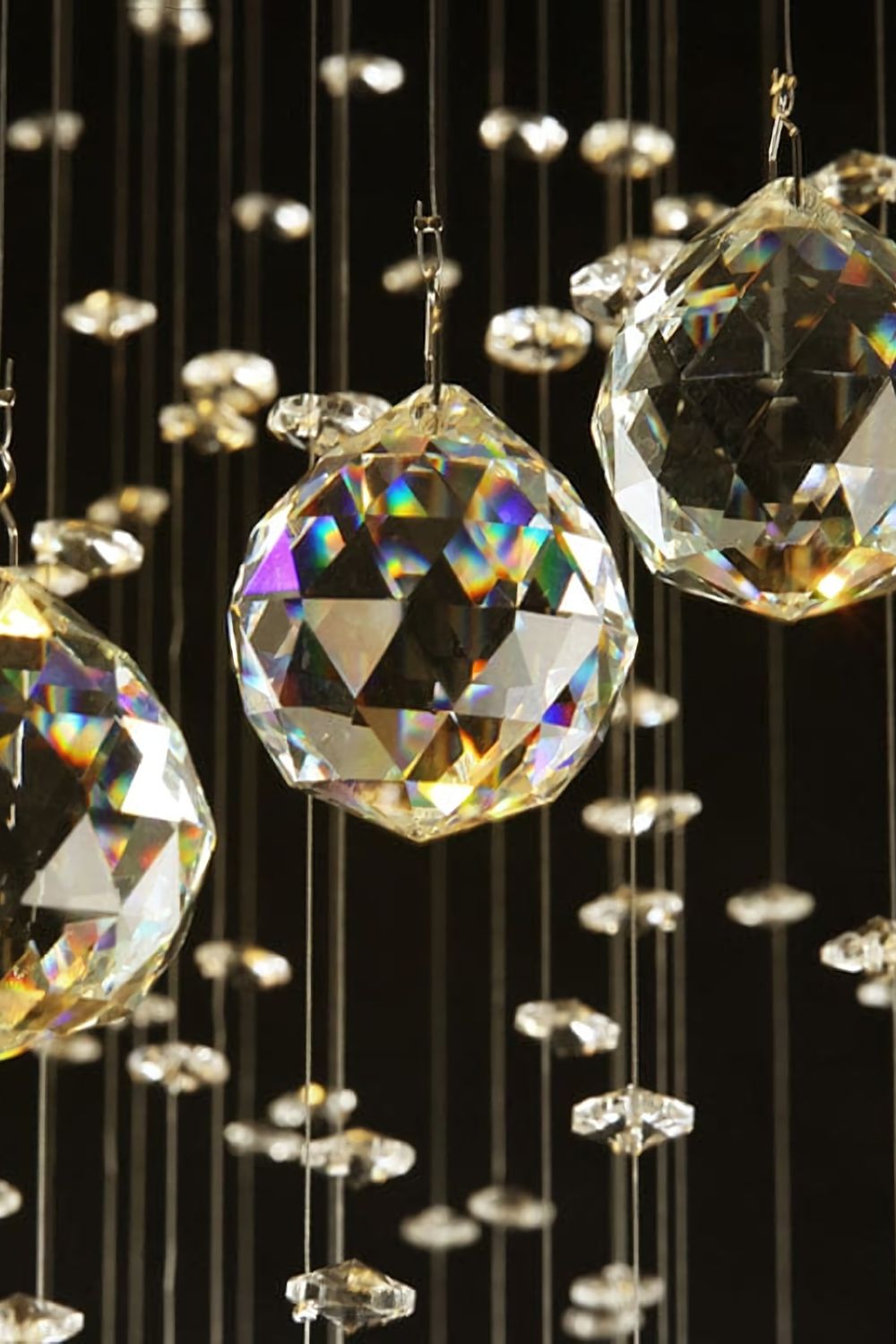 Spiral Raindrop Crystal Chandelier - morylighting