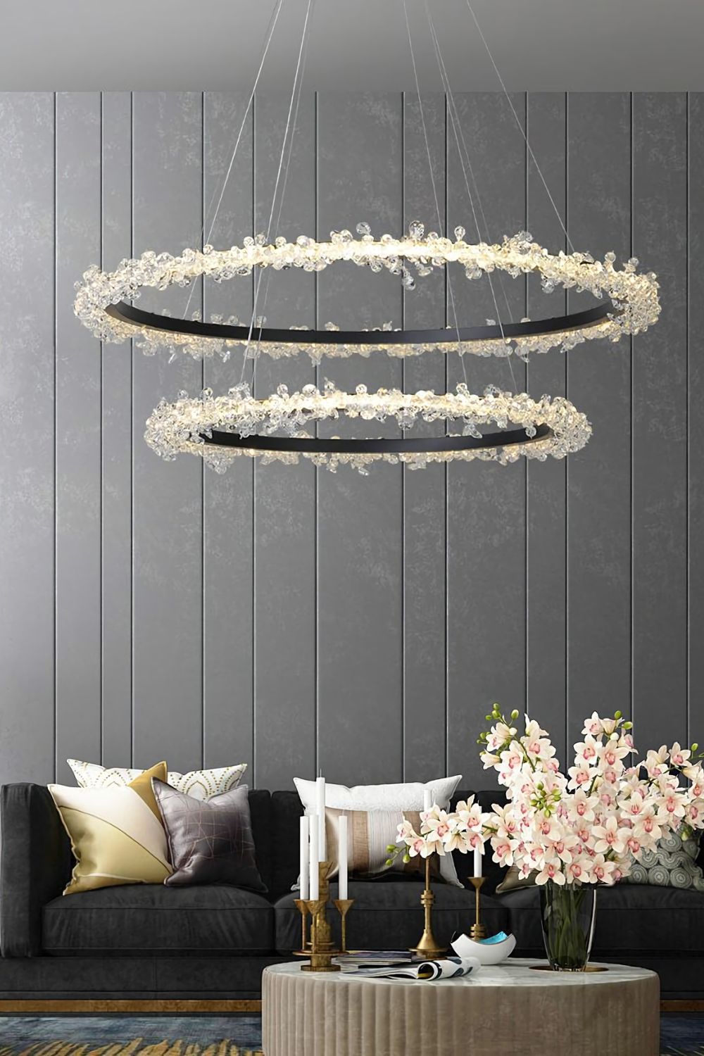 Spiridon Crystal Chandelier - morylighting