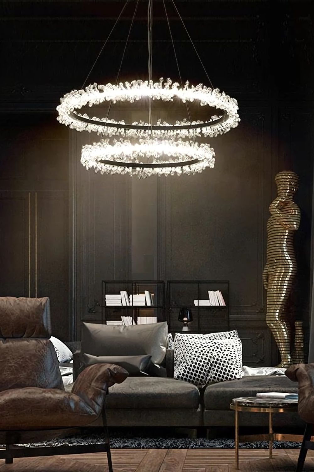 Spiridon Crystal Chandelier - morylighting
