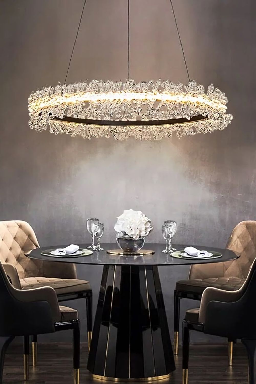 Spiridon Crystal Chandelier - morylighting