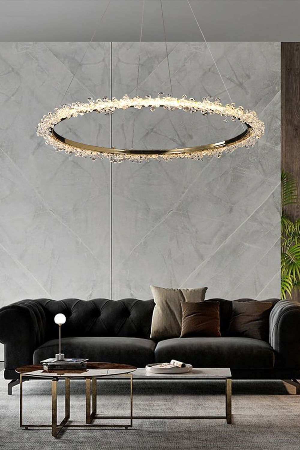 Spiridon Crystal Chandelier - morylighting