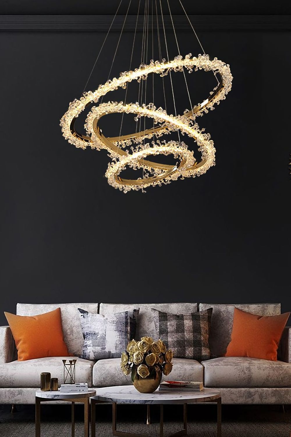 Spiridon Crystal Chandelier - morylighting