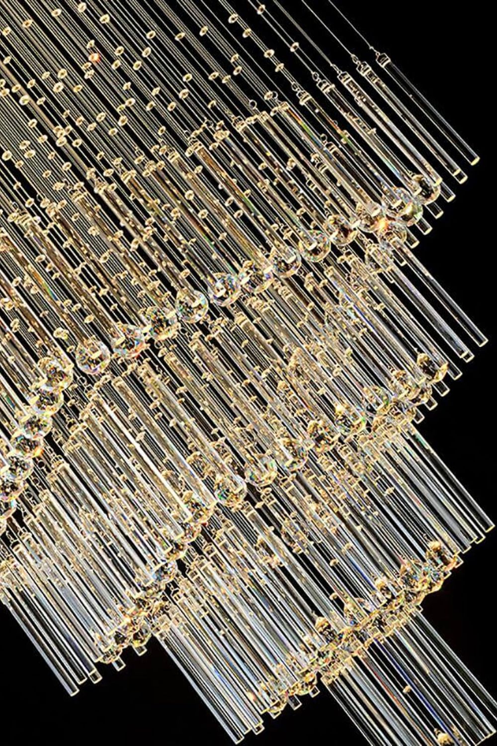 Square Crystal Chandelier - morylighting
