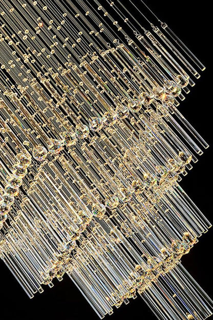Square Crystal Chandelier - morylighting
