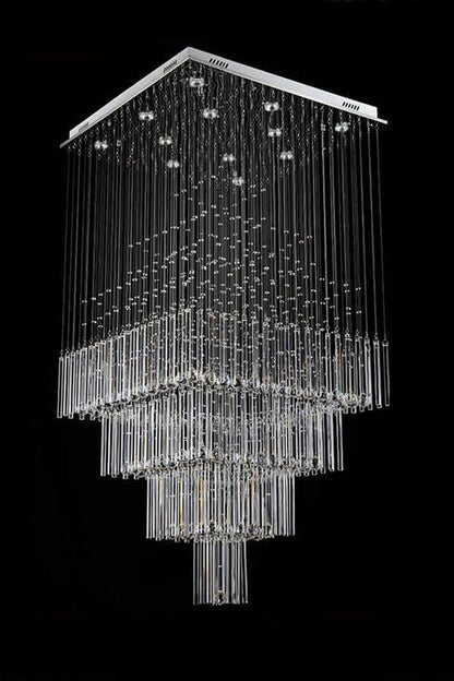 Square Crystal Chandelier - morylighting