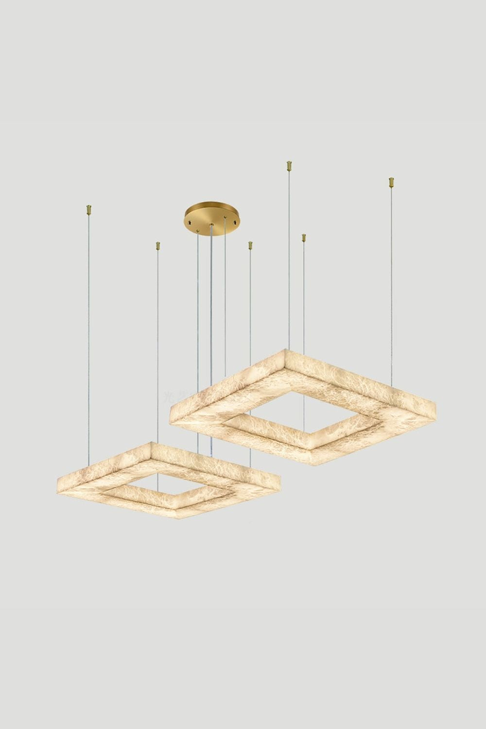 Oval Anita Alabaster Chandelier - view 12 | morylighting