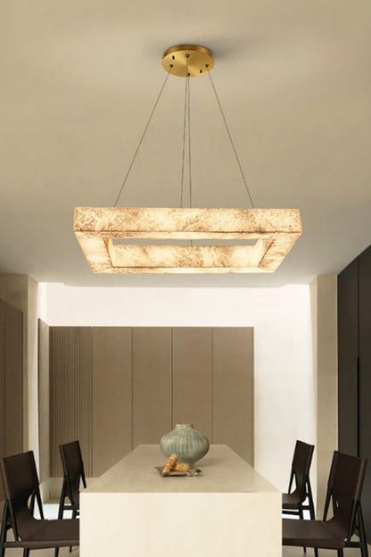 Oval Anita Alabaster Chandelier - view 7 | morylighting