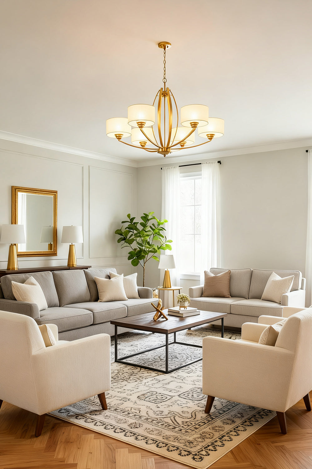 Stiffel Avira Chandelier - view 4 | morylighting