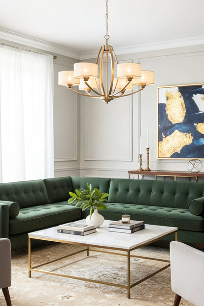 Stiffel Avira Chandelier - view 8 | morylighting