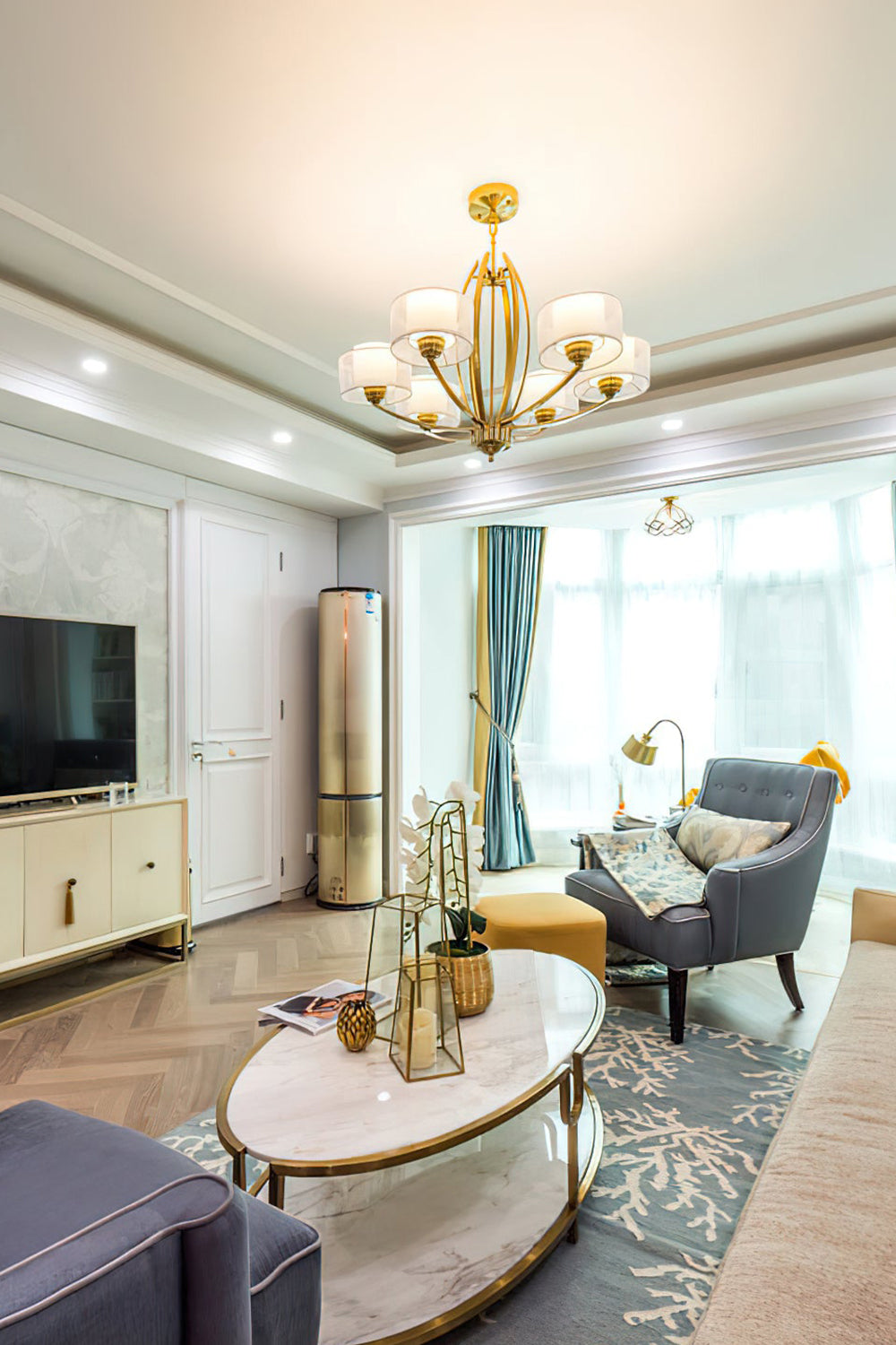 Stiffel Avira Chandelier - view 13 | morylighting