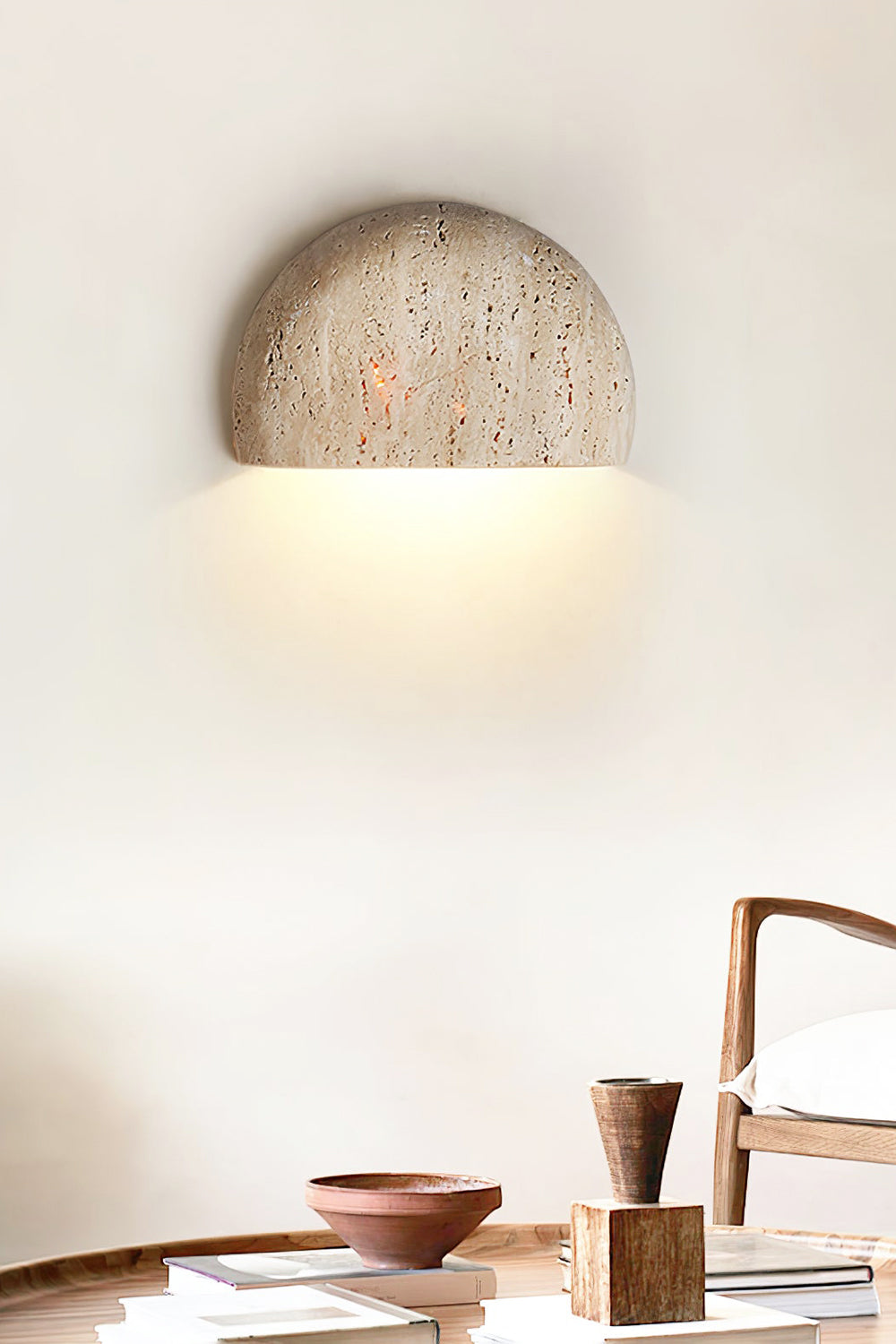 Stone Bowl Wall Light - view 11 | morylighting