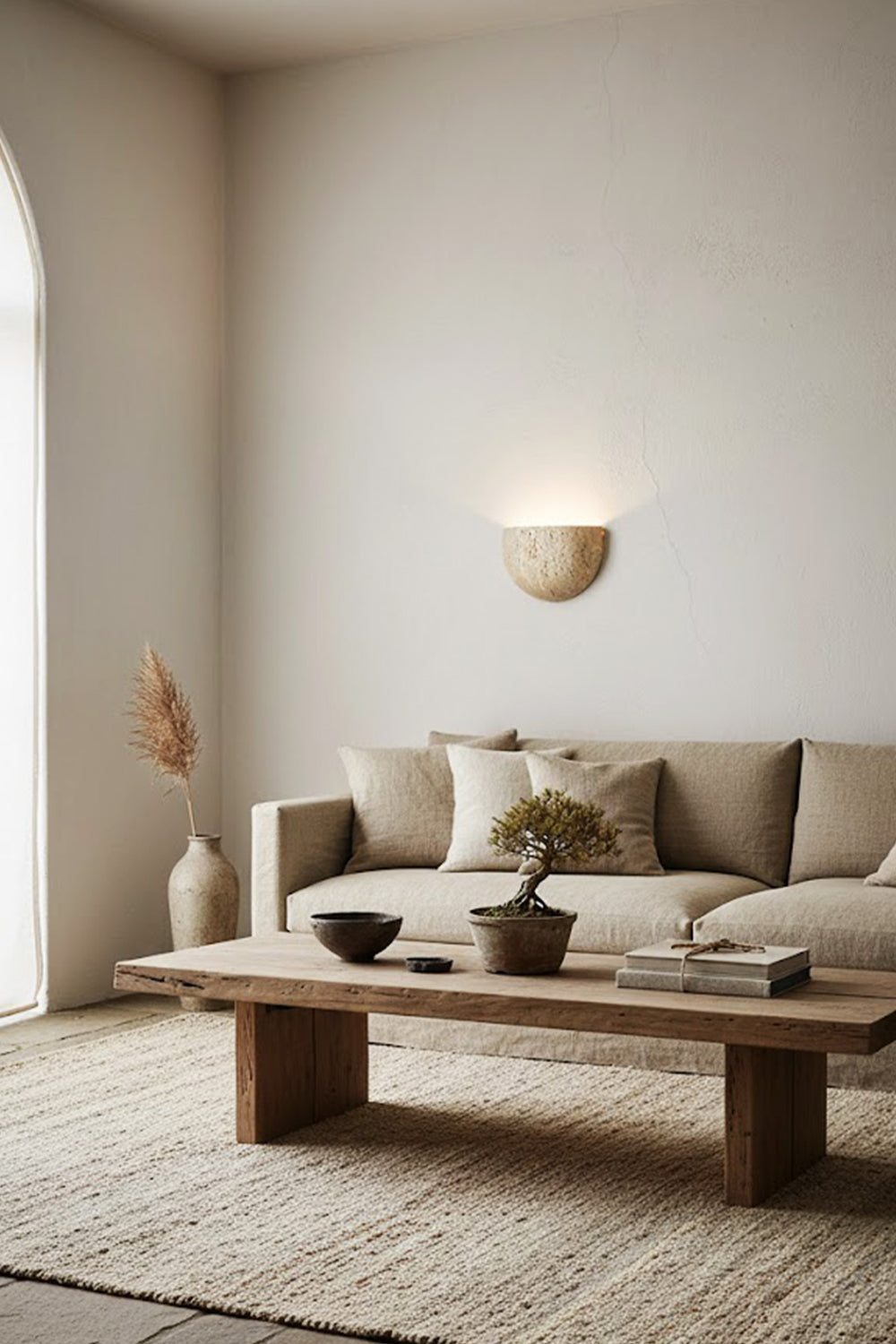 Stone Bowl Wall Light - view 8 | morylighting