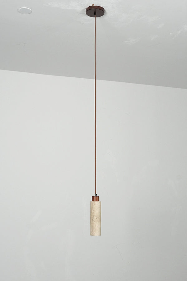 Stone Cylinder Pendant Light - view 18 | morylighting