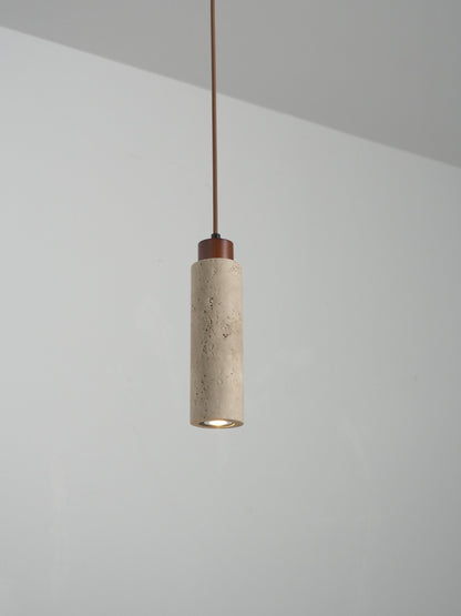 Stone Cylinder Pendant Light - view 14 | morylighting