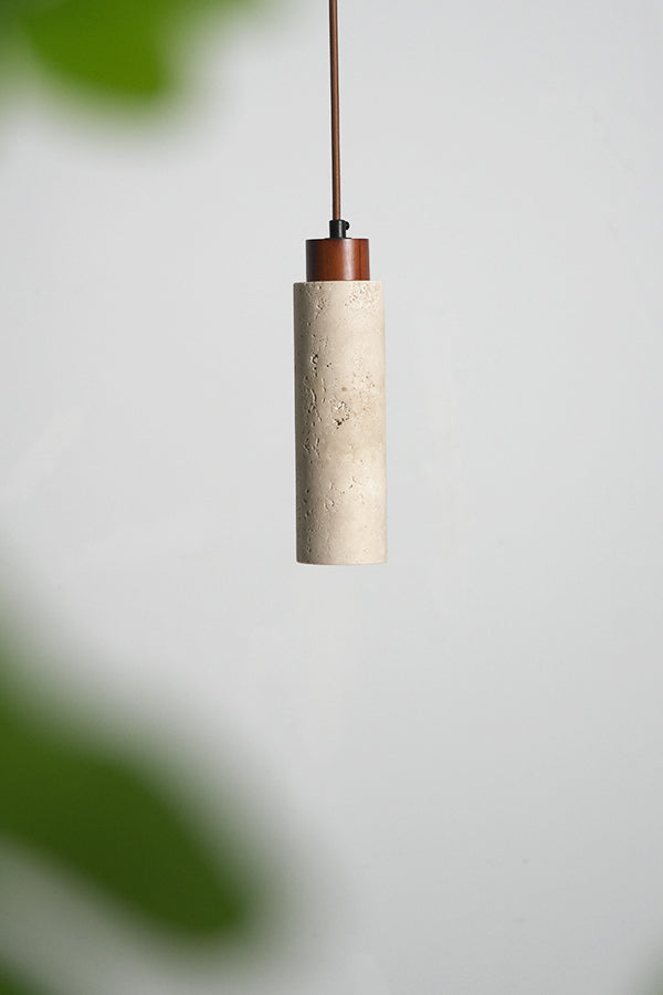 Stone Cylinder Pendant Light - view 11 | morylighting