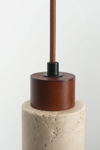 Stone Cylinder Pendant Light - view 15 | morylighting