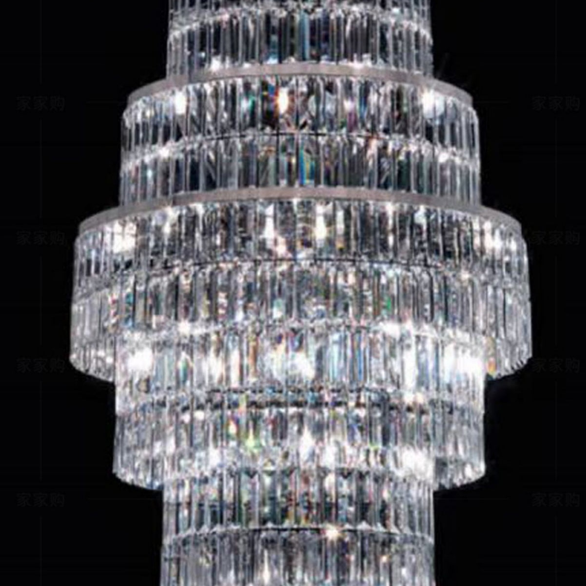 Morylighting Grand Lumina K9 Crystal Foyer Chandelier - Background Shot