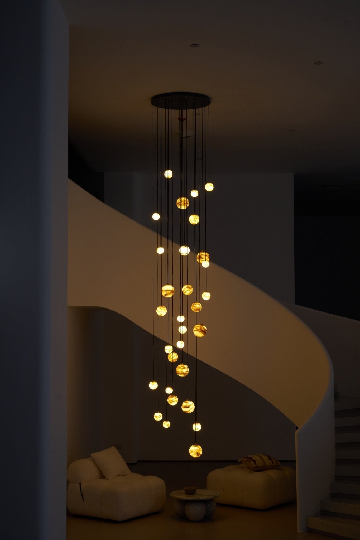 Sultana Alabaster Cluster Chandelier